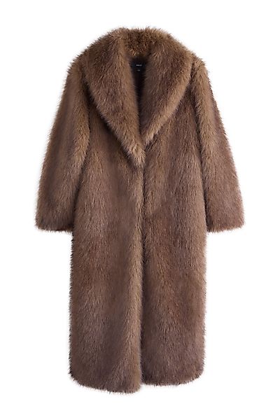 Next Fellimitatmantel Langer Mantel aus Kunstfell günstig online kaufen