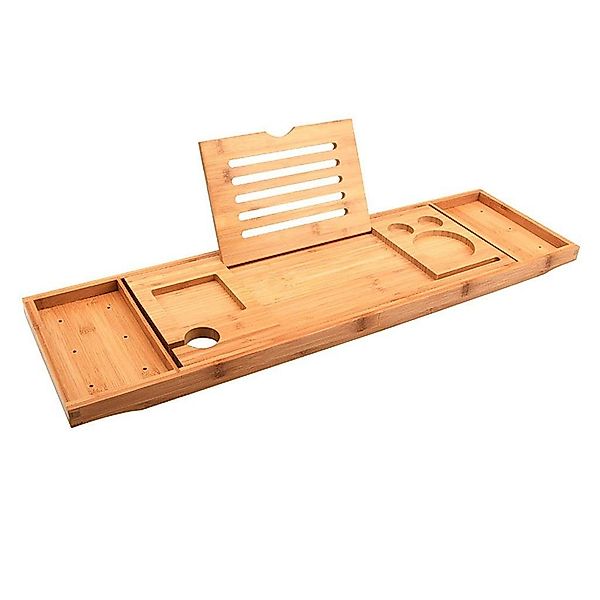 BlingBin Badewannenablage Badewannenbrett Bamboo Bathtub Caddy günstig online kaufen