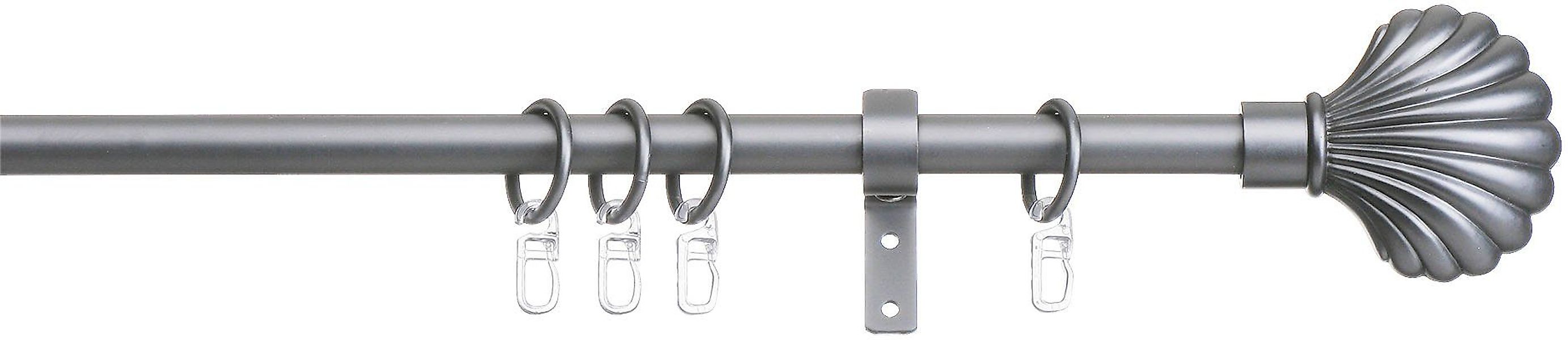 indeko Gardinenstange "Volterra" Ø 16 mm 1 läufig-läufig Fixmaß Komplett-Se günstig online kaufen