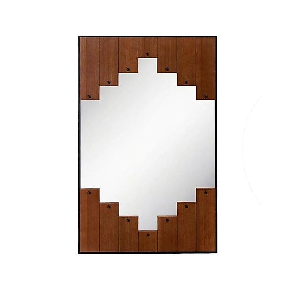 Costway Rechteckiger Spiegel mit Holzrahmen 66 x 95 cm günstig online kaufen
