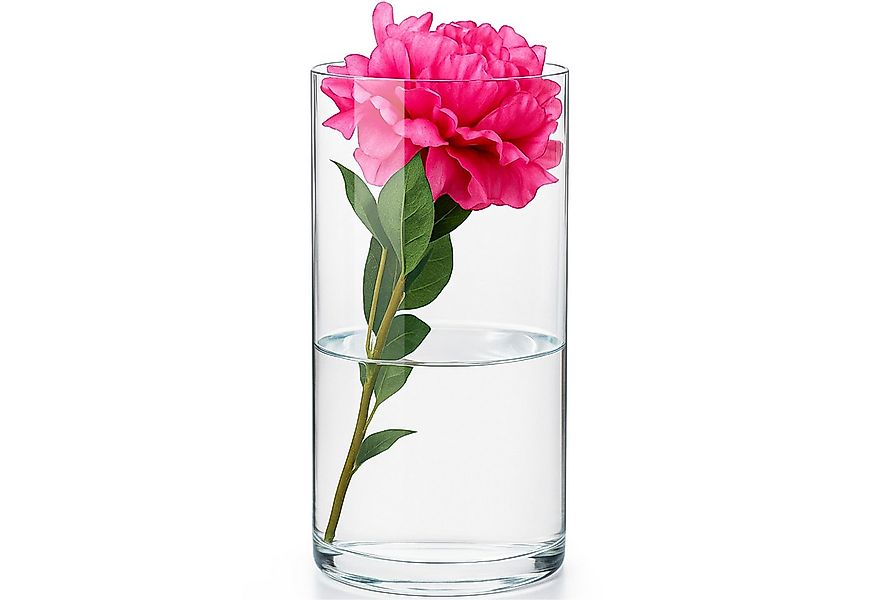 KONZEPT Tischvase Zylinder Glasvase (16 cm, H:30 cm), große Vase Glas (1 St günstig online kaufen