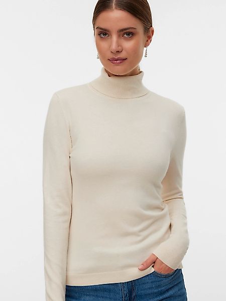 Vero Moda Rollkragenpullover "VMHAPPINESS LS ROLLNK PULLOVE GA NOOS" günstig online kaufen