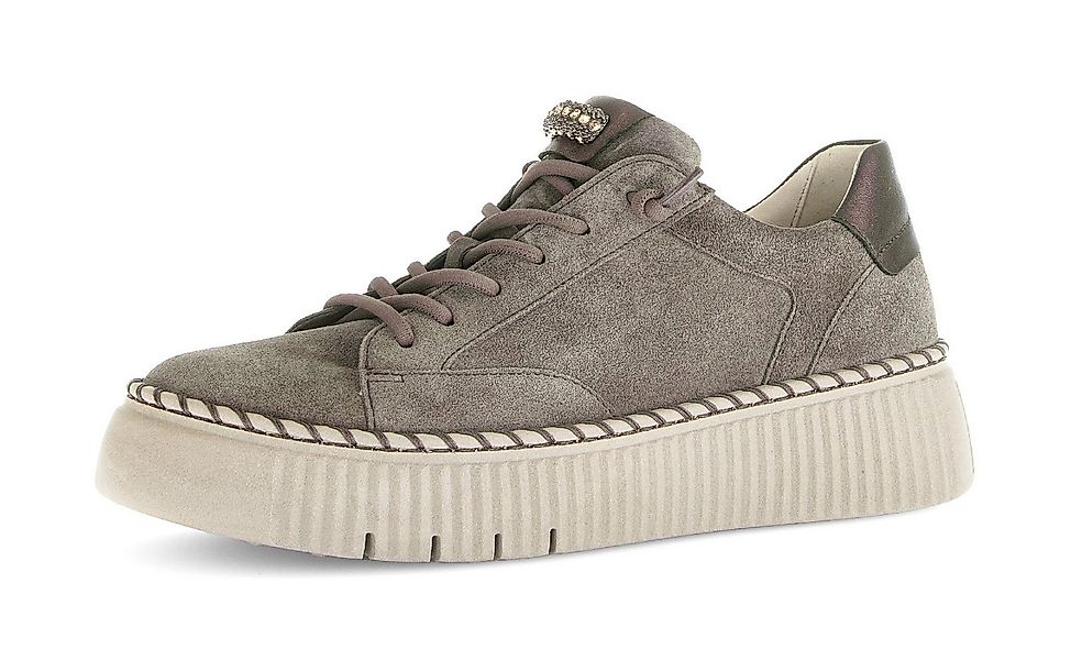 Gabor Slip-On Sneaker, Freizeitschuh, Halbschuh, Slipper mit funkelnden Sch günstig online kaufen