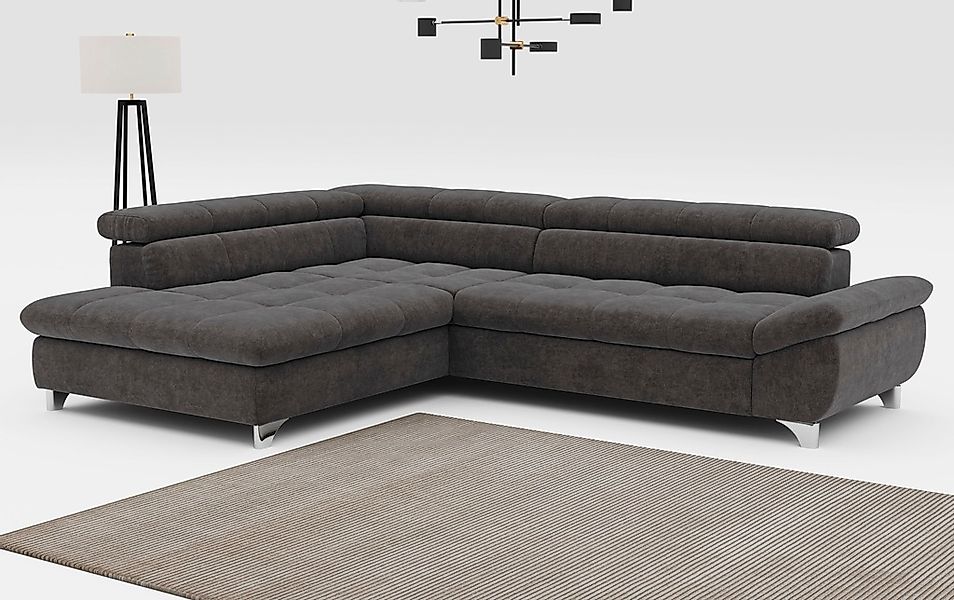 COTTA Ecksofa "Gemini L-Form", mit Kopfverstellung, optional mit Schlaffunk günstig online kaufen