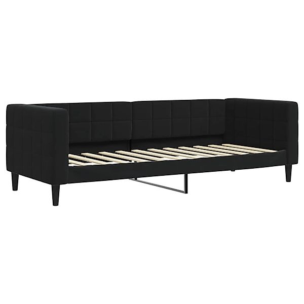 vidaXL Bett, Tagesbett Schwarz 80x200 cm Samt günstig online kaufen