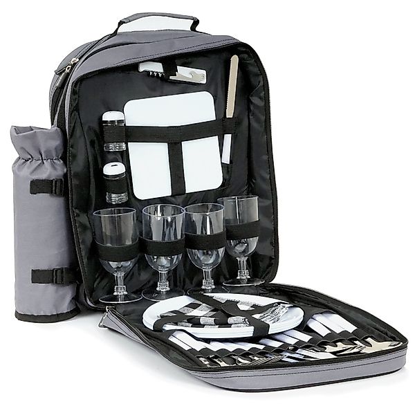 CampFeuer Freizeitrucksack Picknick Rucksack für 4 günstig online kaufen