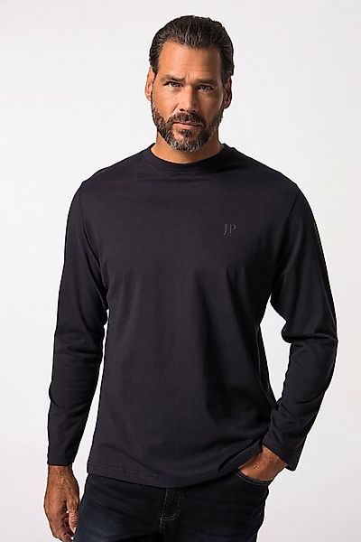 JP1880 T-Shirt bis 8XL Langarmshirt Sweatshirt mit Logo-Stickerei günstig online kaufen