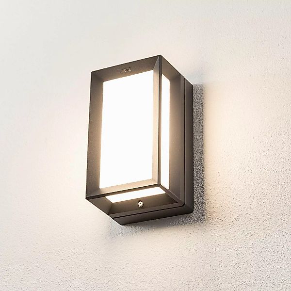 BEGA LED-Außenwandlampe 22750, grafit, Metall, CCT, IP65 günstig online kaufen