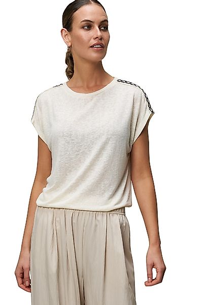 Zero T-Shirt zero Shirt mit Kontraststickerei günstig online kaufen