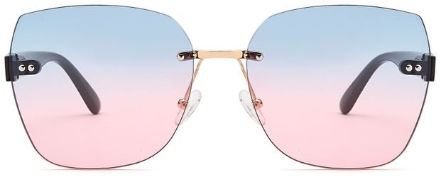 styleBREAKER Sonnenbrille Rahmenlose Rechteckige Sonnenbrille (1-St) günstig online kaufen