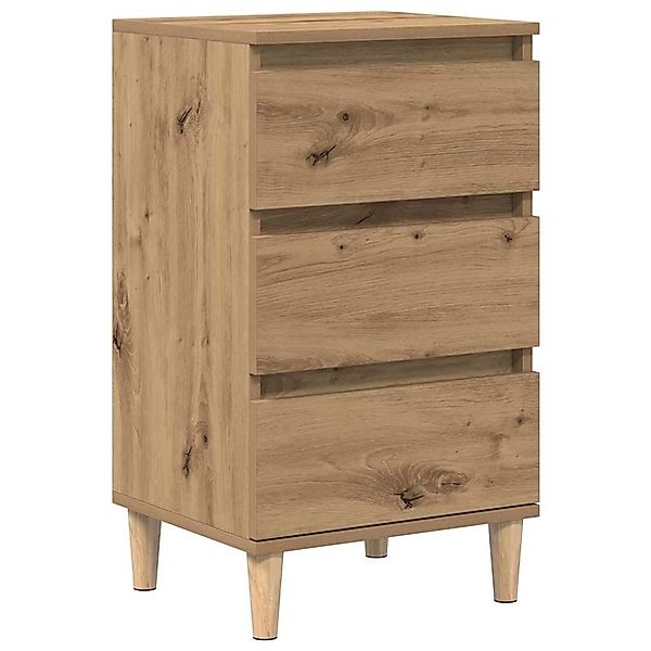 vidaXL Nachttisch Eiche Handwerklich 40 x 35 x 70 cm Holzwerkstoff 863428 günstig online kaufen