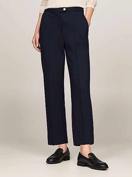 Tommy Hilfiger Webhose "PUNTO SLIM STRAIGHT PANT" mit Tommy Hilfiger Flagge günstig online kaufen