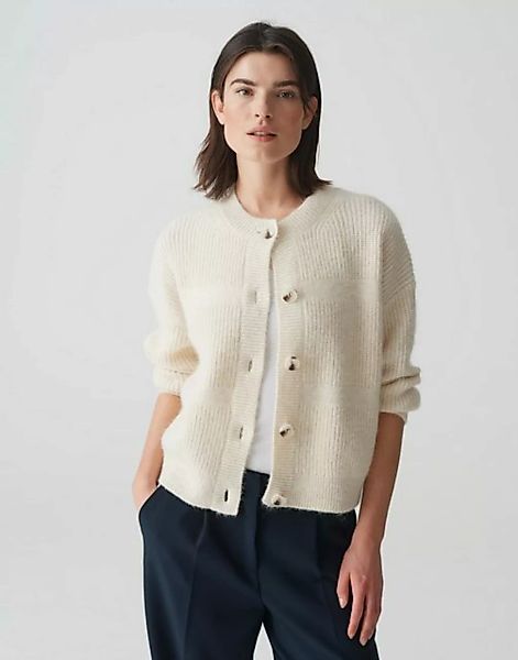 OPUS Cardigan Damila O-Form cropped Länge Strick günstig online kaufen