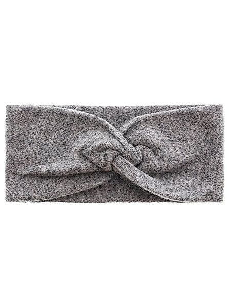 Zwillingsherz Stirnband "Classic" Knoten vorn, Cashmere, Feinstrick günstig online kaufen