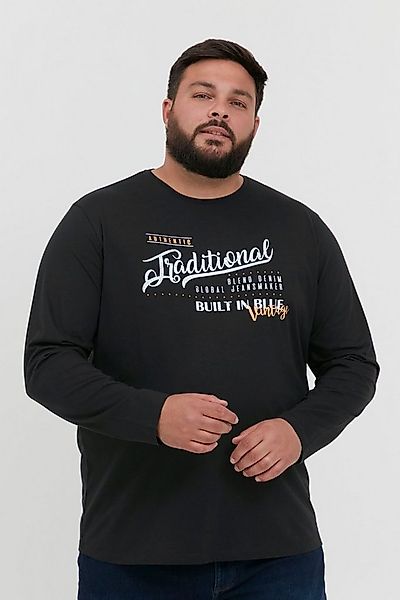 Blend Longshirt BHDopper Big & Tall Langarmshirt mit Rundhals und Print, au günstig online kaufen