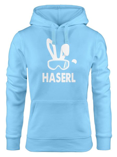 MoonWorks Hoodie Kapuzen Pullover Damen Ski-Haserl günstig online kaufen