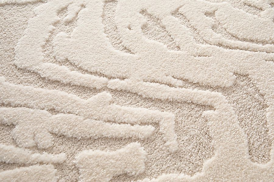 Primaflor-Ideen in Textil Teppich "COSMO Waves, Made in Belgium" rechteckig günstig online kaufen