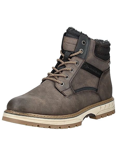 TOM TAILOR Tom Tailor Stiefelette Lederimitat/Textil Schnürstiefelette günstig online kaufen