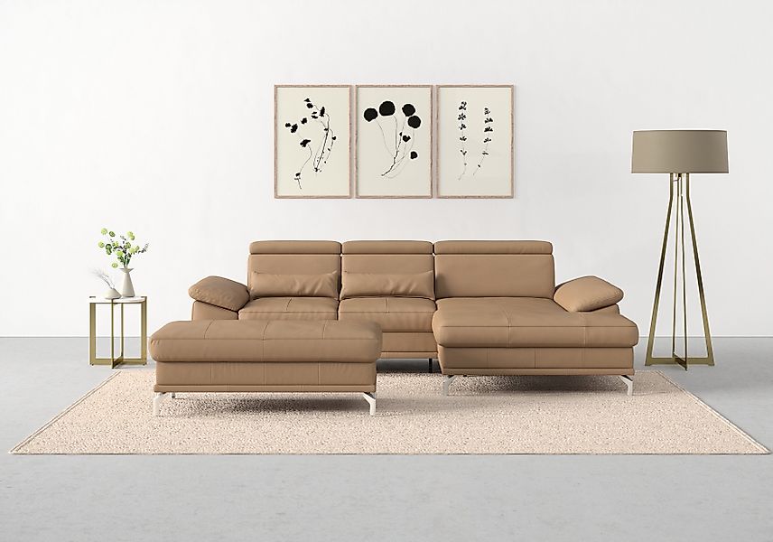 sit&more Ecksofa Cabrio L-Form, mit Sitztiefenverstellung, günstig online kaufen