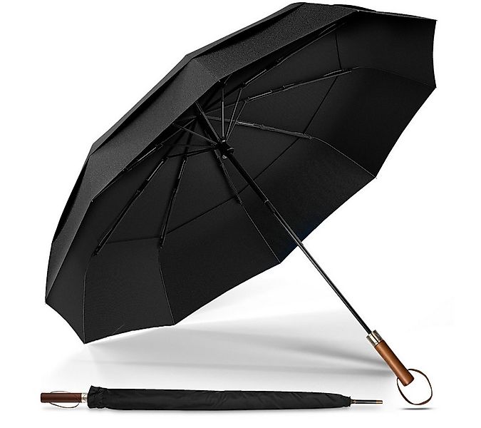 Logan & Barnes Taschenregenschirm Amsterdam, Sturmfest - zertifizierter Tef günstig online kaufen