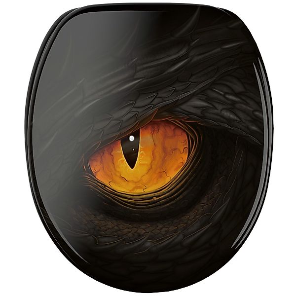 Sanilo WC-Sitz Black Eye, mit Absenkautomatik, günstig online kaufen