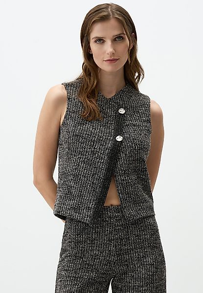 Jimmy Key Cardigan Strukturierte Geknöpfte Weste günstig online kaufen