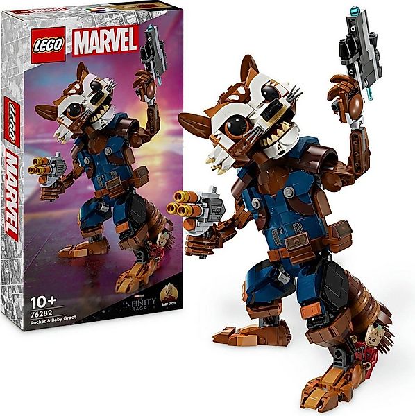 LEGO® Rocket & Baby Groot (76282), LEGO Super Heroes Konstruktionsspielstei günstig online kaufen