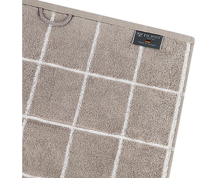 ROSS Handtuch Set Sensual Skin Karo, Walkfrottee (Spar-Set, 4-St), 4 X Hand günstig online kaufen