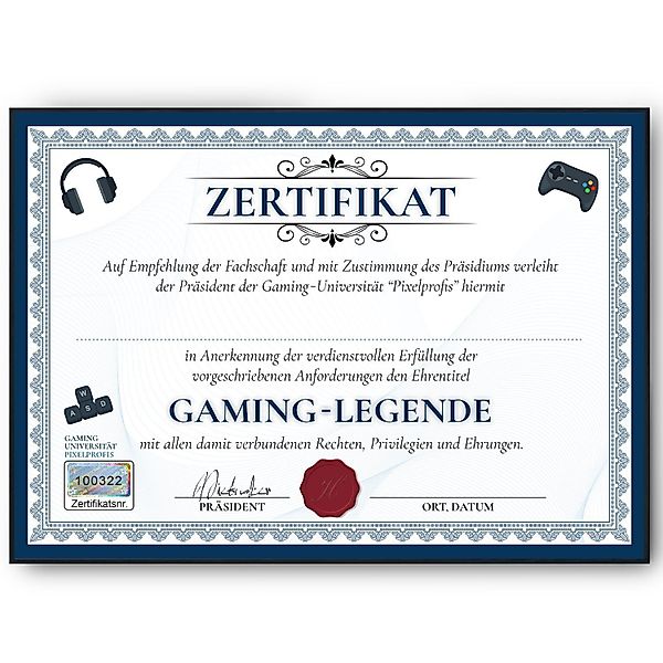 Tigerlino Poster Gamer Geschenk Geburtstag Sohn günstig online kaufen