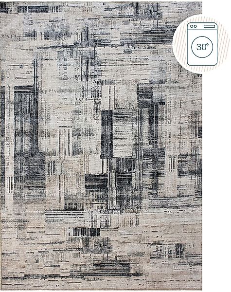 FLAIR RUGS Teppich "Silas" rechteckig 4 mm Höhe Waschbarer Abstrakter Teppi günstig online kaufen