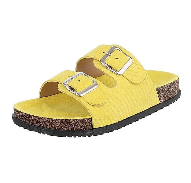 Ital-Design Damen Komfort Sandale mit Schnallen für Freizeit und Alltag Pan günstig online kaufen