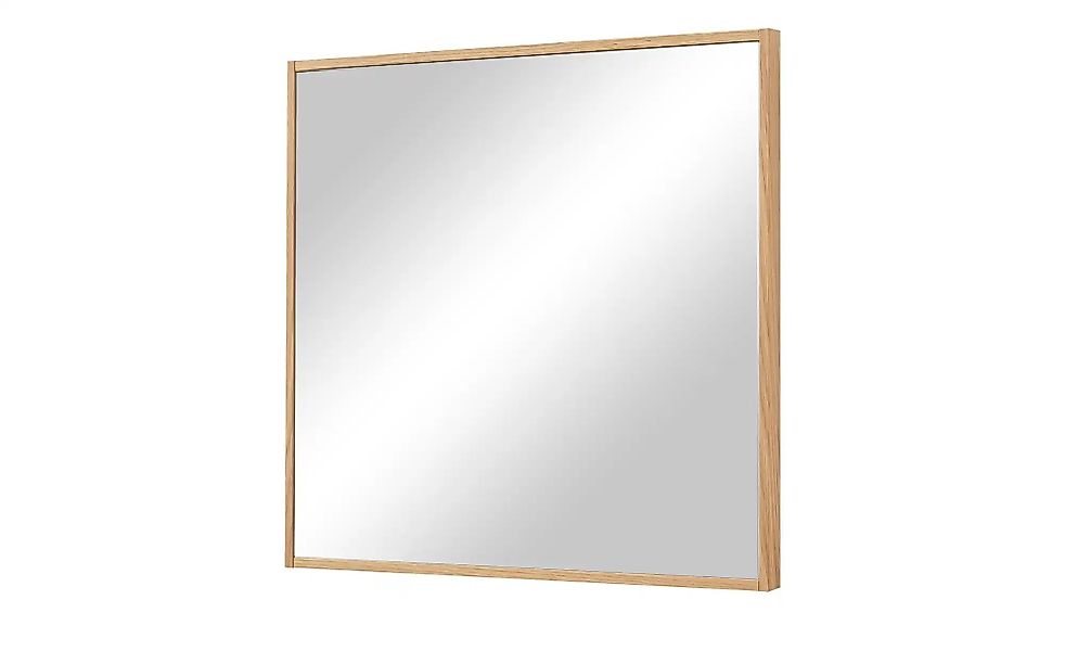 Spiegel 60 x 62 cm Tiba ¦ holzfarben ¦ Glas,Aluminium,Holz ¦ Maße (cm): B: günstig online kaufen