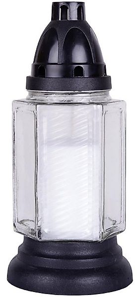 HS Candle Grabkerze (1-tlg), Grablaterne 24cm mit Kerze, Grablicht Grableuc günstig online kaufen