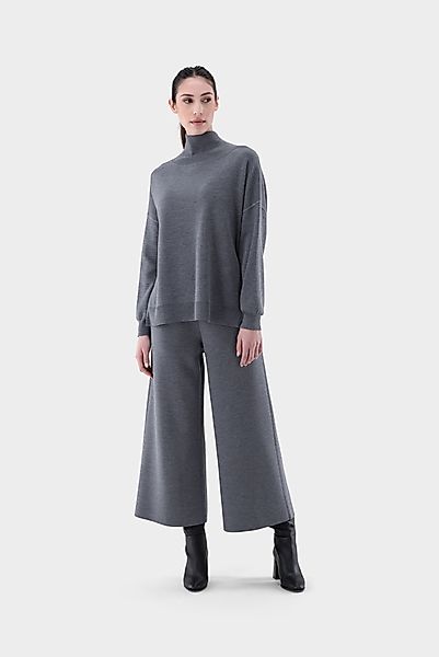 Oversized Rollkragenpullover aus Merinowolle günstig online kaufen