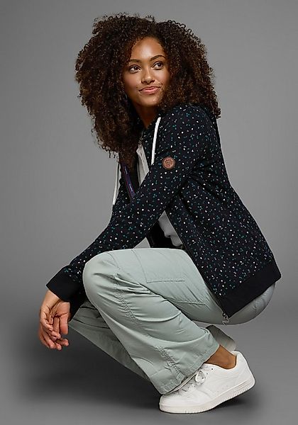 KangaROOS Kapuzensweatjacke mit sportlichem Minimal-Print günstig online kaufen