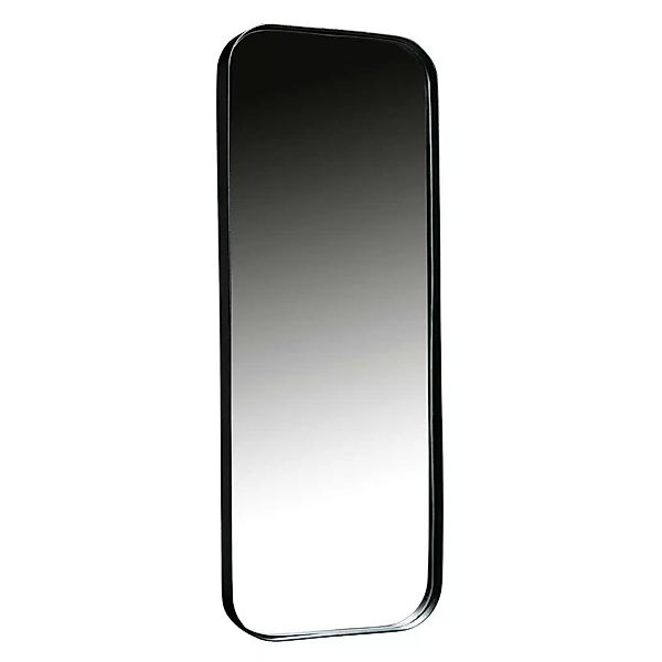 Stahl Wandspiegel in Schwarz 40 cm breit (2er Set) günstig online kaufen