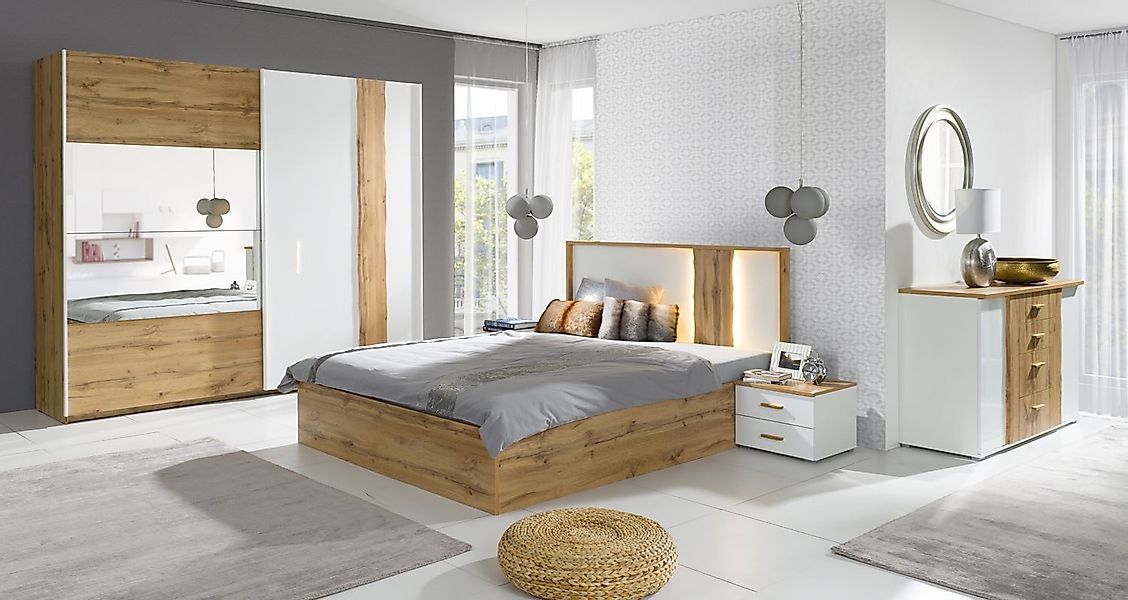 Lukas Möbel Komplettschlafzimmer Schlafzimmer Komplett Forest günstig online kaufen