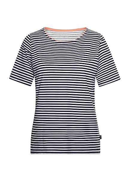 Trigema T-Shirt "TRIGEMA T-Shirt mit Streifenmuster", (1 tlg.) günstig online kaufen