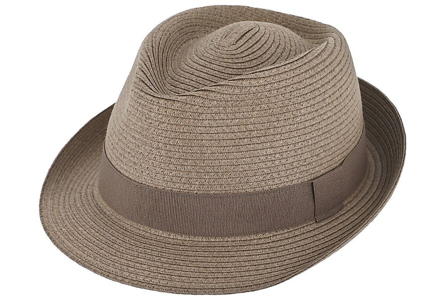 Fiebig Strohhut Papier Trilby mit Ripsband günstig online kaufen