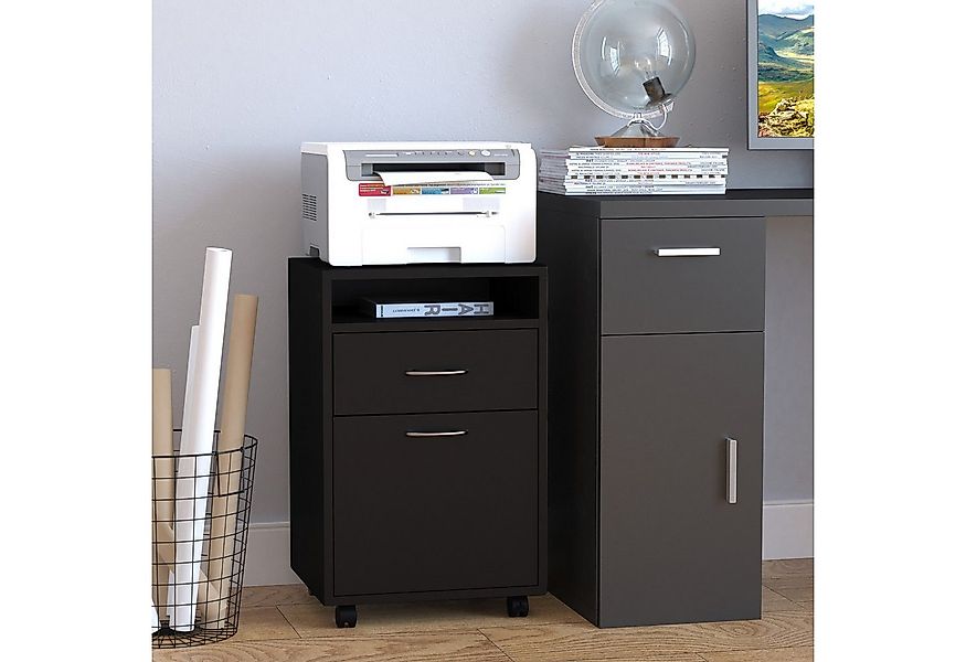 HOMCOM Rollcontainer Aktenschrank, Bürocontainer mit Schublade, (Büroschran günstig online kaufen