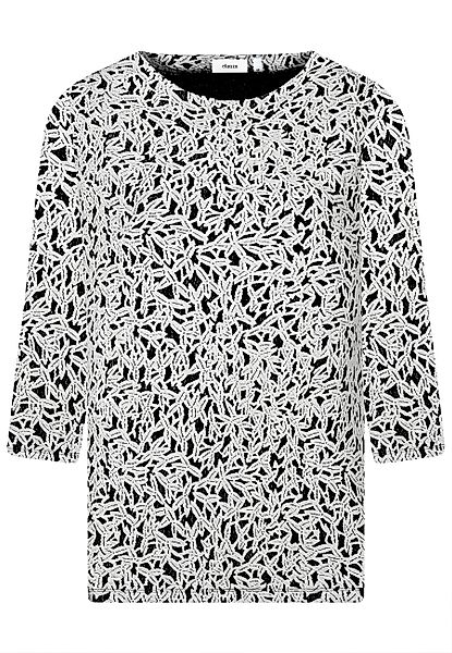 elanza T-Shirt Shirt mit Jacquardmuster in günstig online kaufen