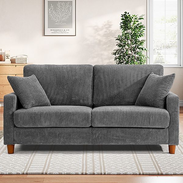 ToteBox 2-Sitzer 178CM Bequeme Cord Loveseat günstig online kaufen