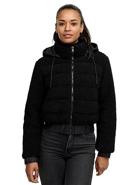 Tazzio Winterjacke F804 mit Kapuze, im Bomber-Style & komplett Teddy-Look günstig online kaufen