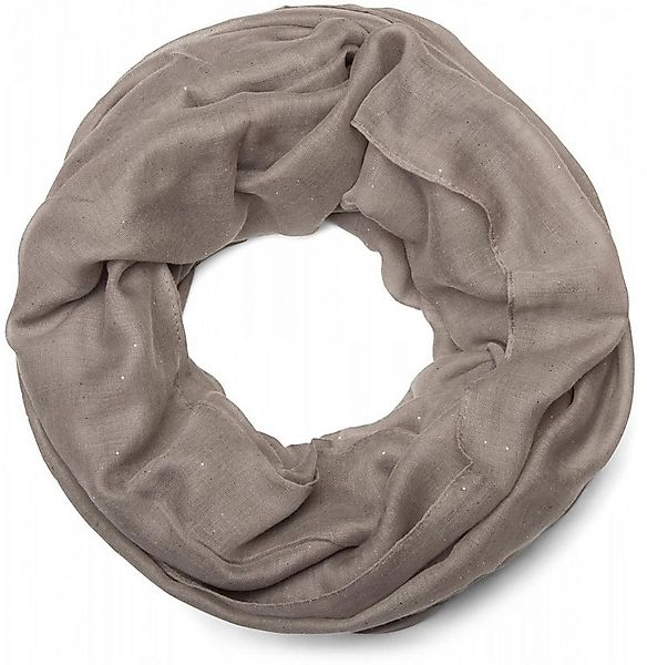 styleBREAKER Loop Loop mit Glitzer unifarben, (1-St) günstig online kaufen