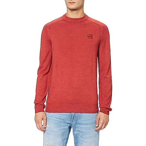 Boss Anserlot Pullover M Medium Red günstig online kaufen