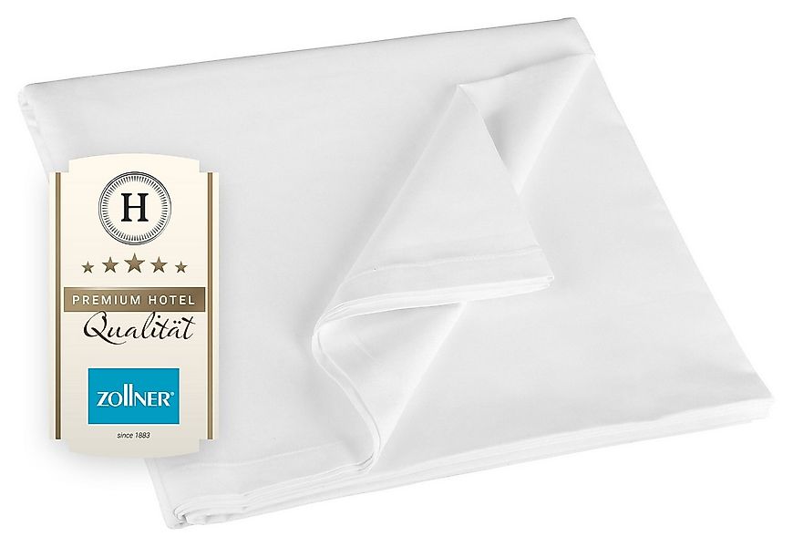 ZOLLNER Betttuch, Renforce, Gummizug: ohne, (1 Stück), 150 x 260 cm, 100% B günstig online kaufen