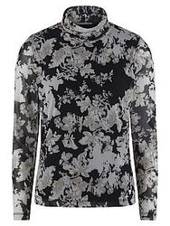 Mesh-Shirt Stehkragen Uta Raasch schwarz günstig online kaufen