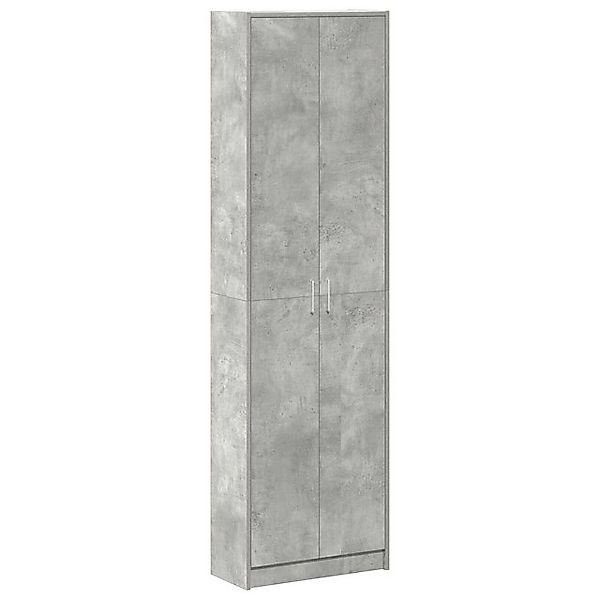 vidaXL Kleiderschrank Kleiderschrank Betongrau 55x25x189 cm Spanplatte (1-S günstig online kaufen
