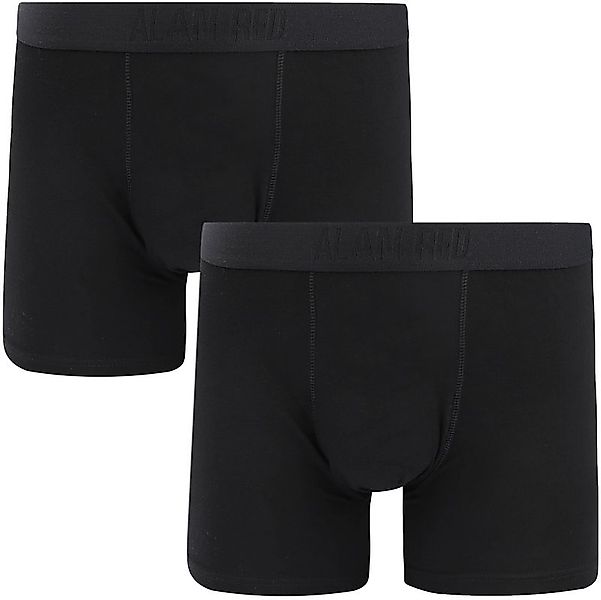 Alan Red Boxer Schwarz 2-Pack - Größe M günstig online kaufen
