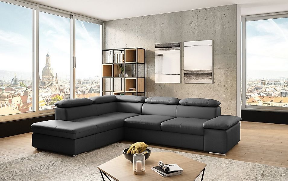 sit&more Ecksofa "Valantine L-Form, B: 286 cm" mit Arm- & Kopfteilverstellu günstig online kaufen